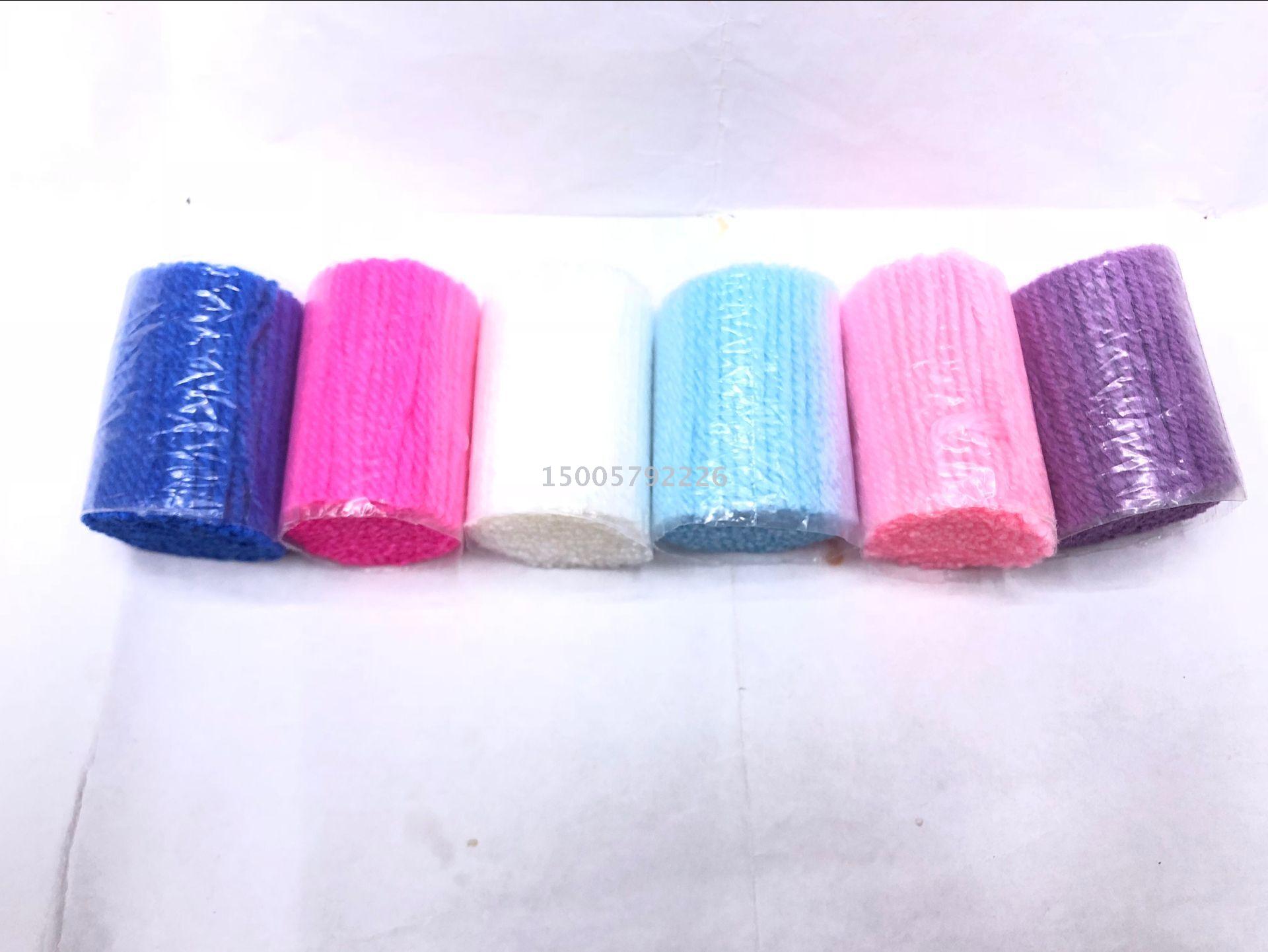 Factory wholesale handmade wool, DIY woven wool, embroidered segments, carpet, embroidered wool balls, pendants, all cut and ready details Picture