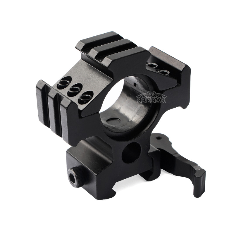 25mm/30mm convertible tres lados rail mira soporte de desmontaje rápido Specification image
