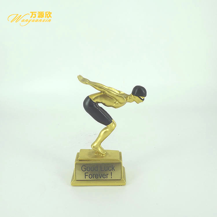 Manufacturers direct resin swimming competition trophy sports prize souvenir craft gifts decorative articles