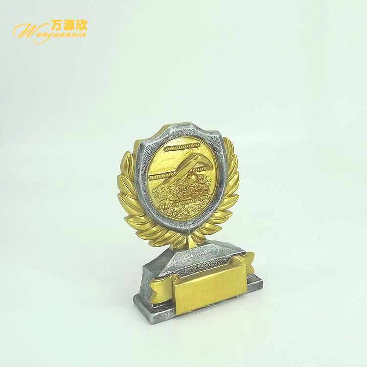 Factory direct sales of new resin swimming competition trophies, sports awarding prizes, souvenirs and handicrafts details Picture