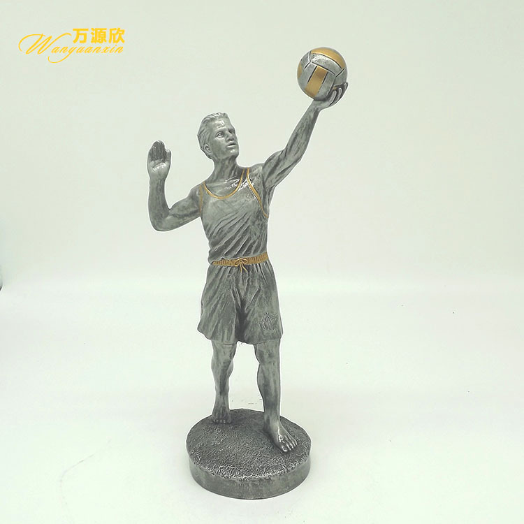 Resin handicrafts, sports award prizes, volleyball event souvenirs, gifts, ornaments, trophies customization full figure