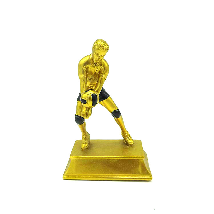 Sports award prizes, resin volleyball player craft gifts, commemorative ornaments, volleyball trophies full figure