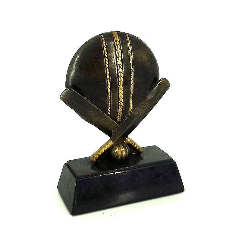 Resin craft gift ornaments, resin cricket commemorative trophies, sports series commemorative prizes details Picture