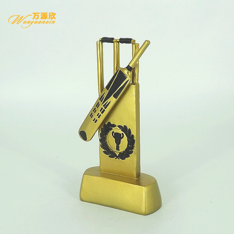 Factory direct sales of resin craft gifts, decorative items, resin cricket boards, trophies, sports commemorative prizes Specification drawing