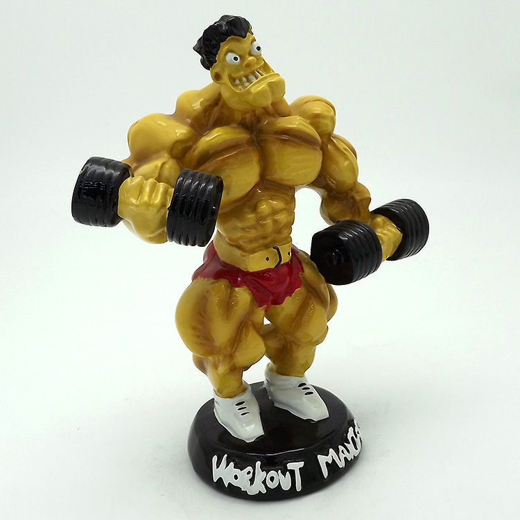 Factory direct sales of resin trophies, weightlifting handicrafts, souvenirs, sports event award prizes HX2246 details Picture
