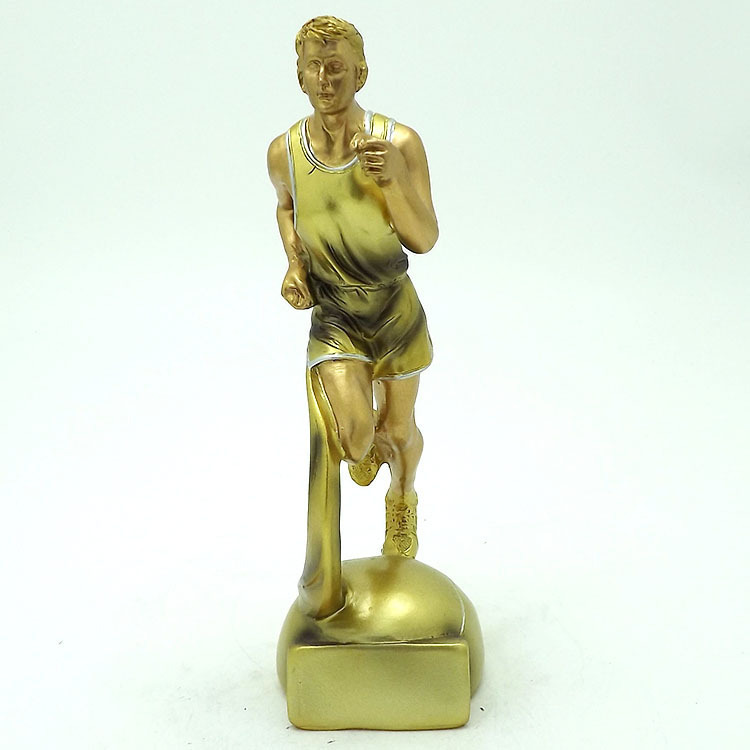 Resin running marathon race trophies, sports prizes, factory direct sales of commemorative handicrafts full figure
