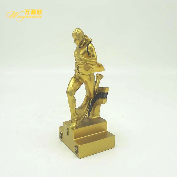 Factory direct sales of resin running race women's trophies, sports prizes, commemorative craft gifts and ornaments details Picture
