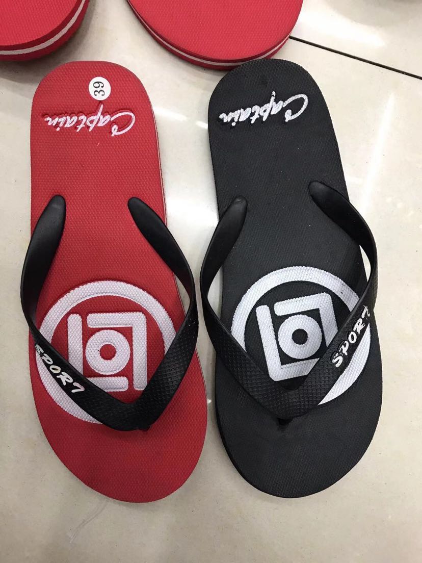 Men's flip-flops, two styles and two colors details Picture