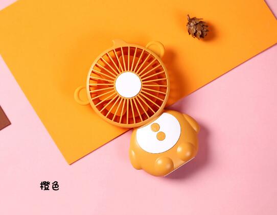 猴精灵台灯风扇 USB桌面电风扇移动电源多功能风扇细节图