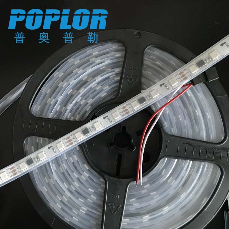 LED Music control Soft light with 5050 light beads RGB light strip 12V m 60 beads waterproof