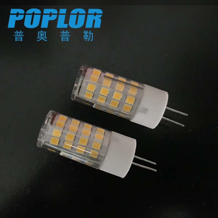 水晶灯插泡G4/G9/E14台灯吊灯光源 高压220V/110V陶瓷51灯5W