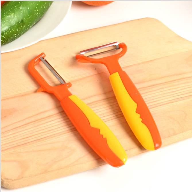 Kitchen long-handled peeler, fruit peeler, healthy and environmentally friendly fruit peeler