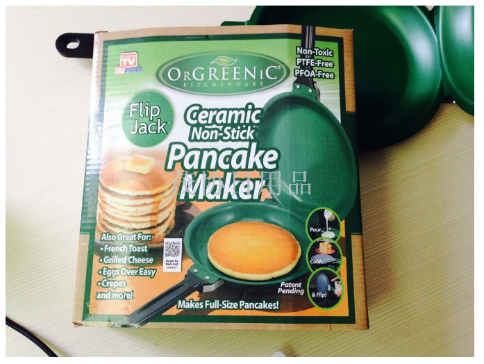 Flip Jack Pan ceramic Pancake Maker蛋糕平底锅TV 墨西哥蛋糕机仅供外贸外销