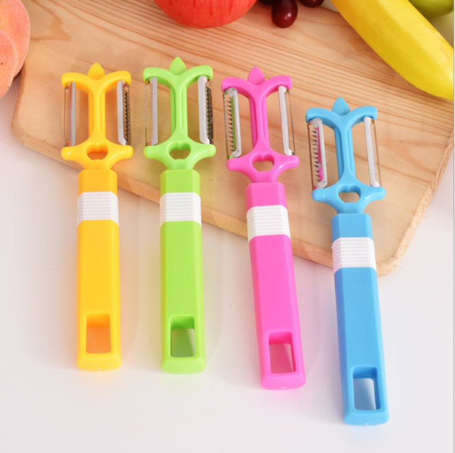 不锈钢多功能刨丝器瓜果切片刨皮刀具削皮器刮丝厨房小工具