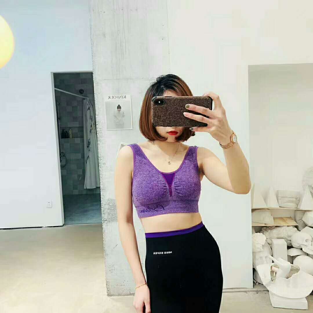 新款户外运动健身套装女速干瑜伽裤长袖品牌瑜伽服三件套