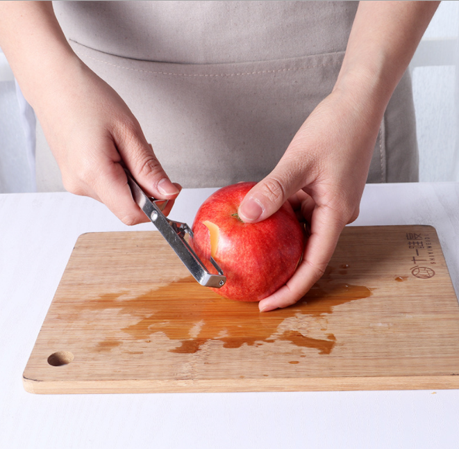 Multi-functional stainless steel fruit knife peeler, home creative kitchen fruit small tool set gift set details Picture