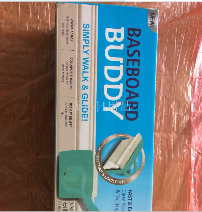 TV新款 baseboard buddy 家用清洁用品 万能可伸缩手柄清洁棒产品图