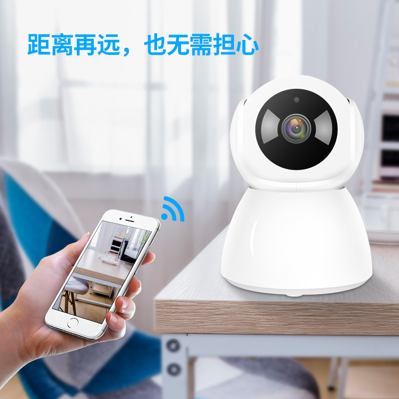 v380无线摄像头wifi监控 360度家庭用高清1080P手机远程小雪人产品图