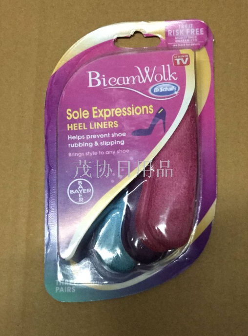 TV new back stick thickened sponge anti-wear heel pad DrScholl's 6484