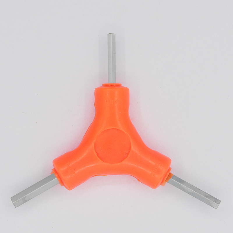 Y-type three-pronged three-head 4-5-6mm Allen square wrench, a three-purpose maintenance tool for bicycles and electric bikes Specification image