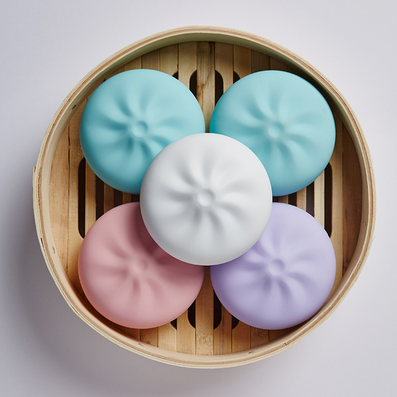 New creative steamed stuffed bun hand warming treasure charging USB mobile power hand warming treasure charging treasure steamed stuffed bun mini hand warming treasure