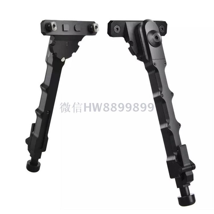 Metal tactical tripod can be folded and retractable to separate bamboo tripod
