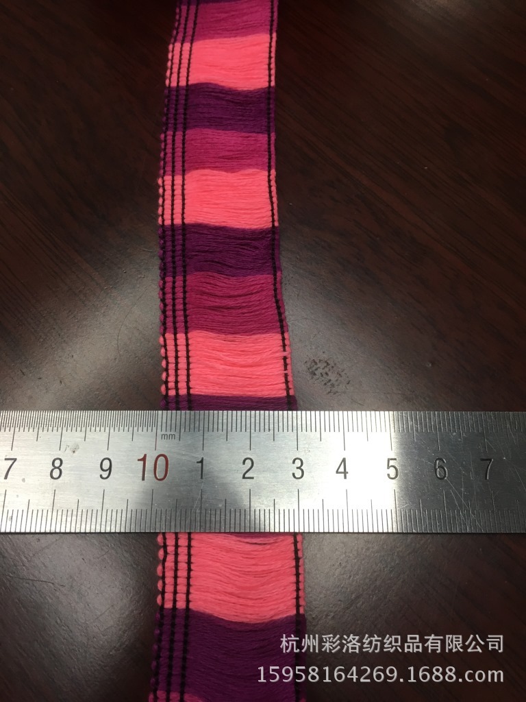 Manufacturers Direct Supply 3 Cm Three-Color Cotton Tassel Row Beard Lace Spot details Picture