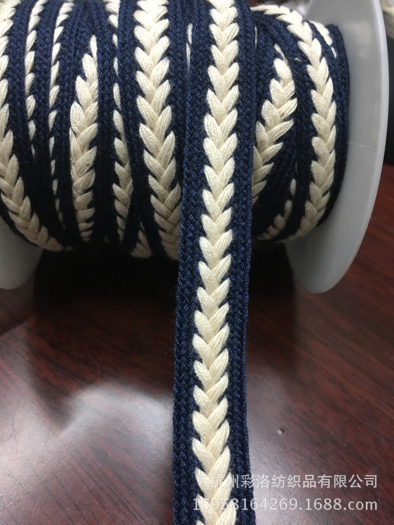 Supply New 1.5 Cm Cotton Braid Diy South Korean Webbing Small Fragrant Wind Clothing Headwear Accessories Lace