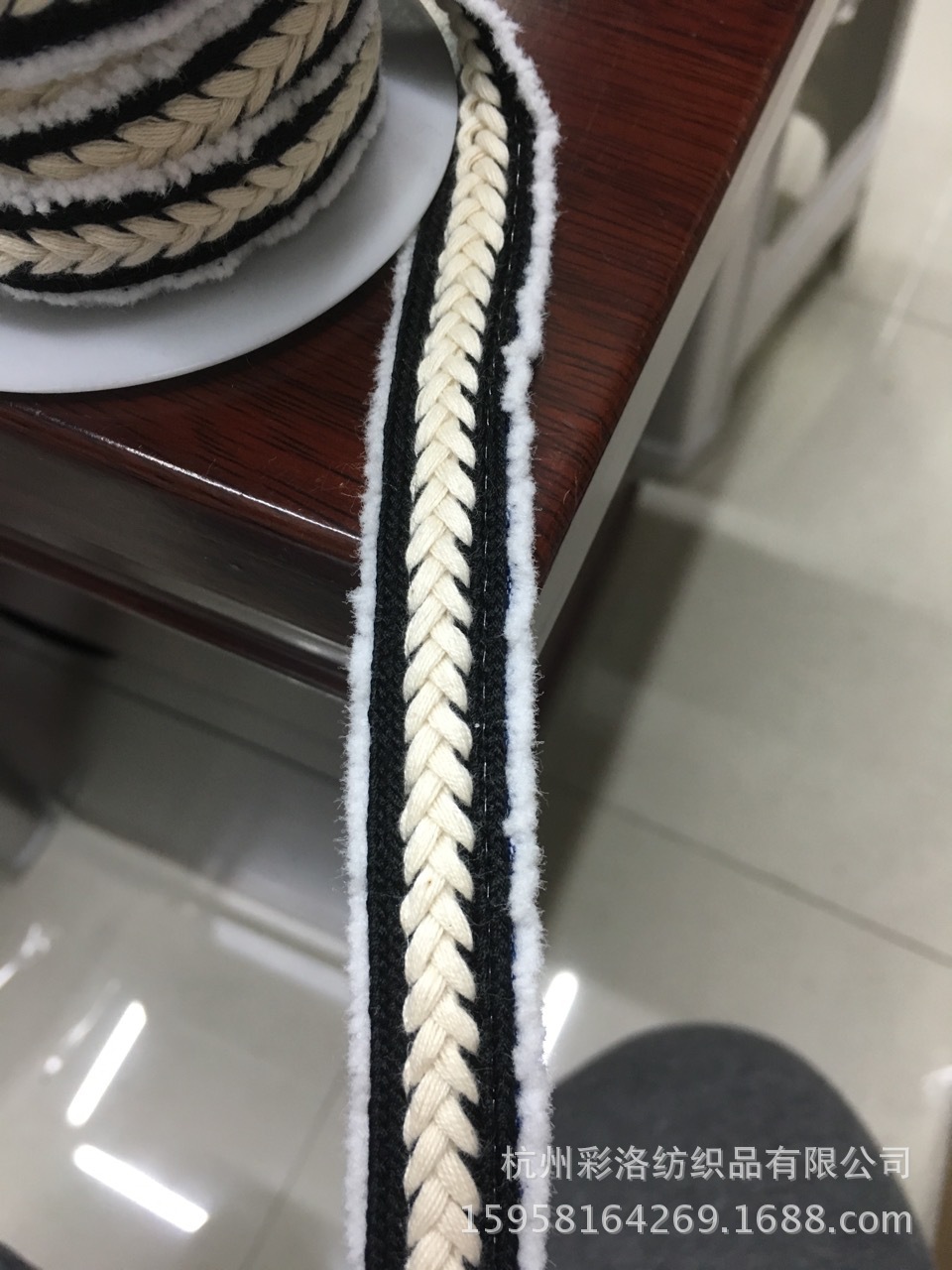 Supply Of New 2 Cm Cotton Braid Braid With Diy Korean Webbing Small Fragrance Clothing Accessories Lace Specification drawing