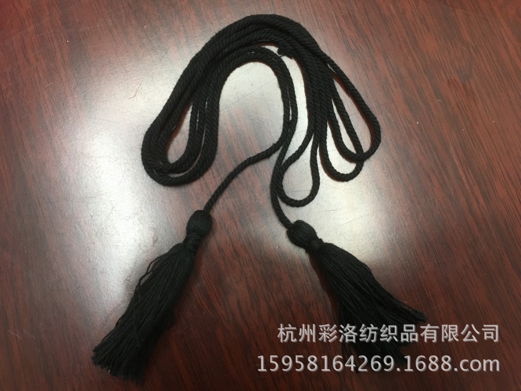 Supply 1.5M Three-Strand Twisted Rope Two Pendant Fringe Rope 70 Cm Cotton Pendant Fringe