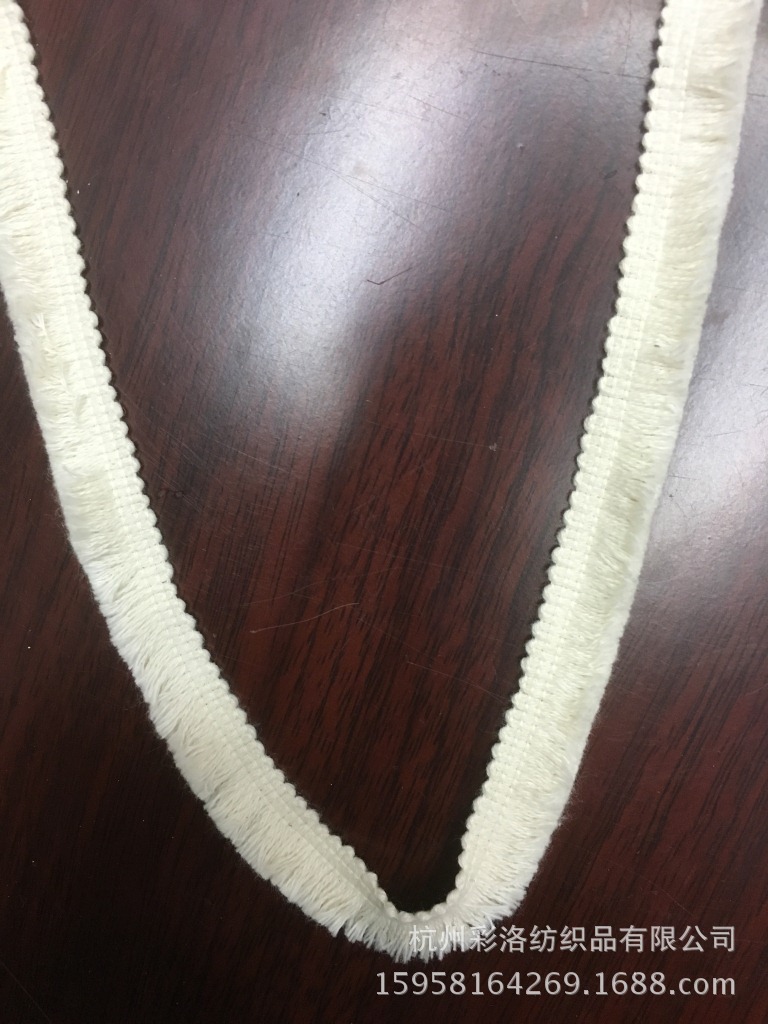 Factory Direct Supply All Cotton 1.5 Cm Thick Row Fringe Lace Garment Accessories Specification drawing