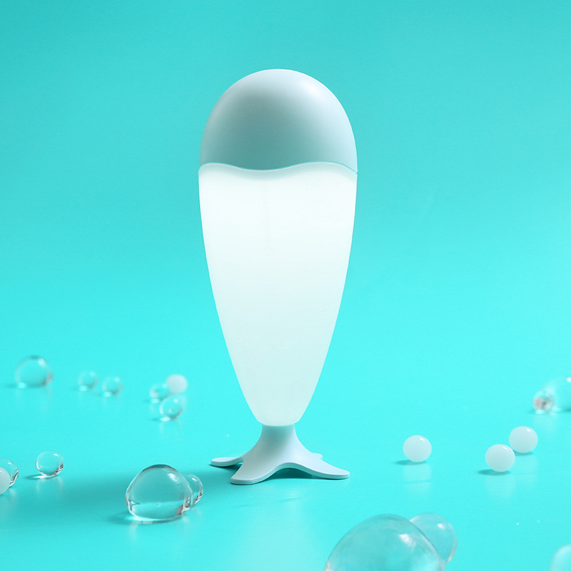 Inductive energy saving LED small night light feeding bedroom sleep plug-in electric bedside lamp creative night light flower tail fish Application Scenario
