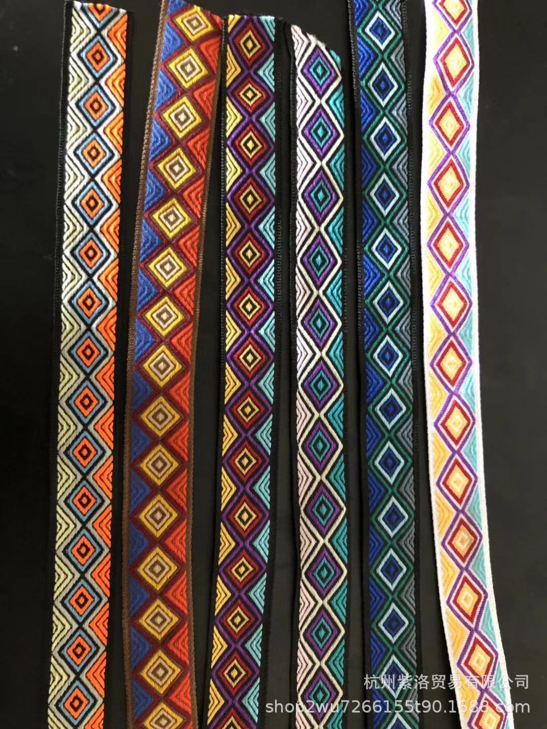 Manufacturers Direct Spot Diamond-Shaped Multi-Color Lace Ribbon Clothing Accessories