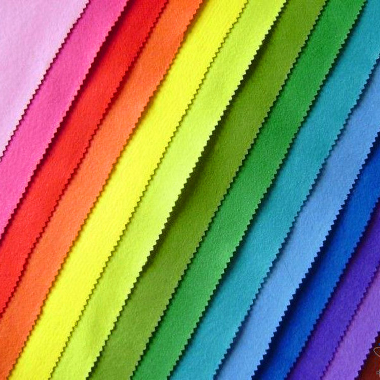 Supply red green felt color chemical fiber felt cloth chemical fiber felt complete color full figure