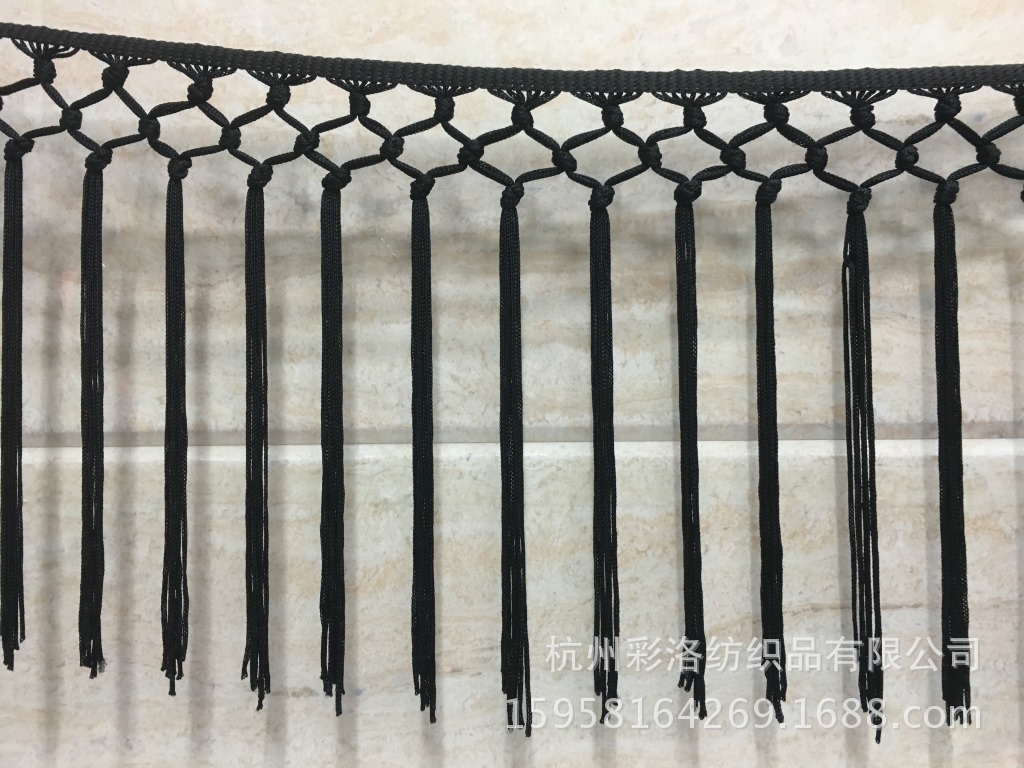 Diy Stage Costume Latin Dance Fringe Skirt Lace Rayon Knotted Row With 19Cm Polyester