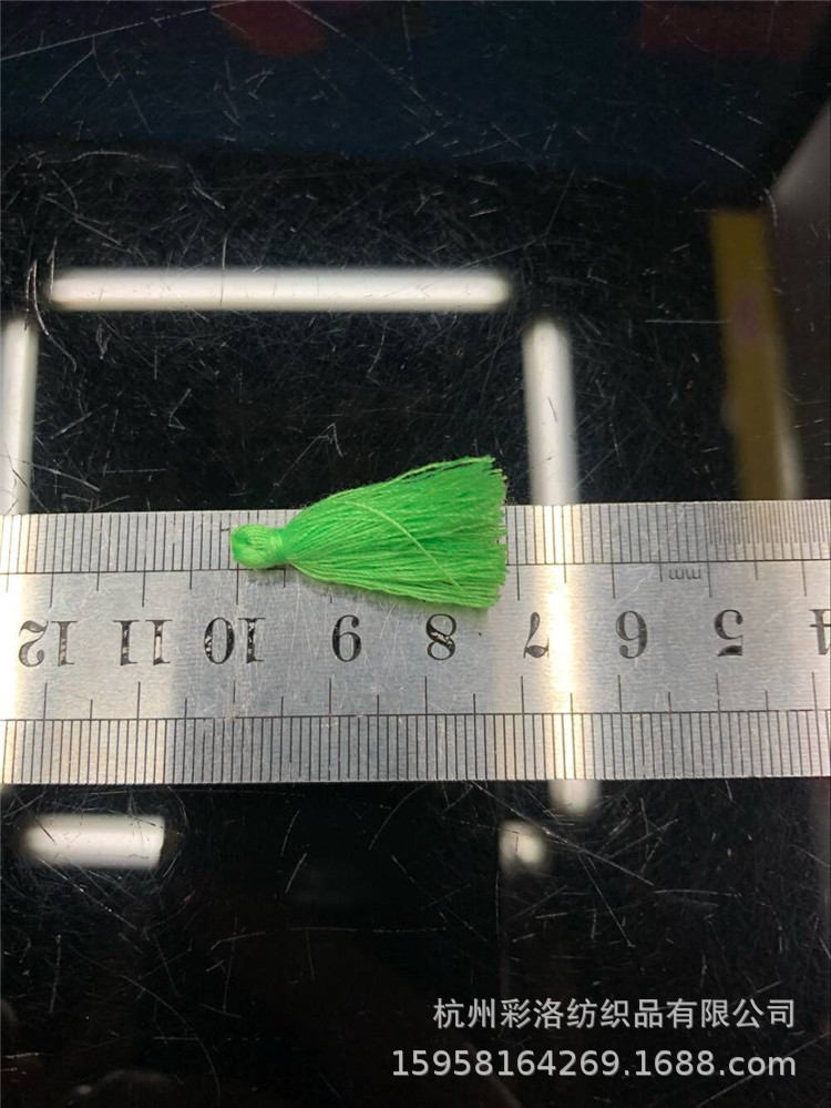 Factory Direct Sales 82 Color Spot 3Cm Sewing Thread Small Tassel Hanging Scarf Clothing Accessories Application Scenario