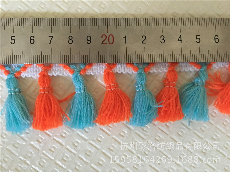 Factory Direct Spot 5 Cm Cross Two Color Broom Color Lace Clothing Accessories details Picture