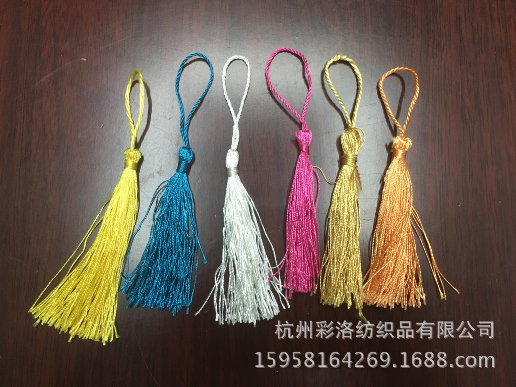 Factory Direct Supply Spot 13 Cm Color China Knot Tassel Accessories Pendant Tassel Accessories details Picture