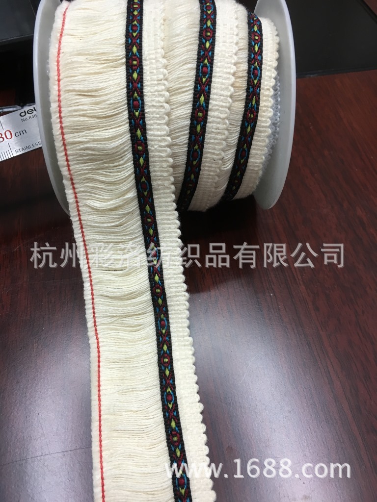 4Cm Cotton Ribbon Short Row Lace Cotton Tassel Korean Ribbon