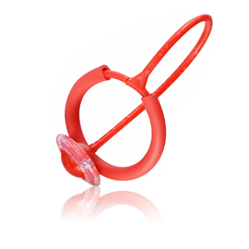 闪光跳儿童玩具跳跳球弹力蹦球地摊旋转跳环圈益智夏季发光 玩具细节图