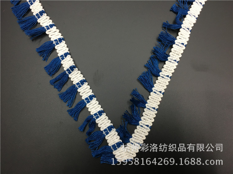 Factory Direct Spot 2.5 Cm Interval Color Sewing Thread Small Broom Clothing Accessories Specification drawing