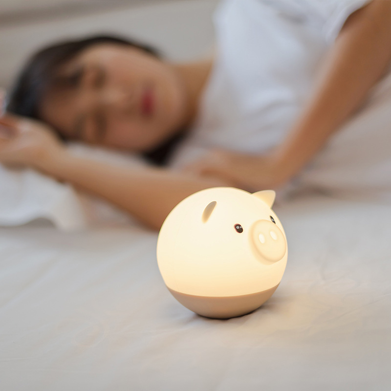 Trick pig induction energy saving LED night light Bedroom sleep plug electric bedside creative night light Application Scenario