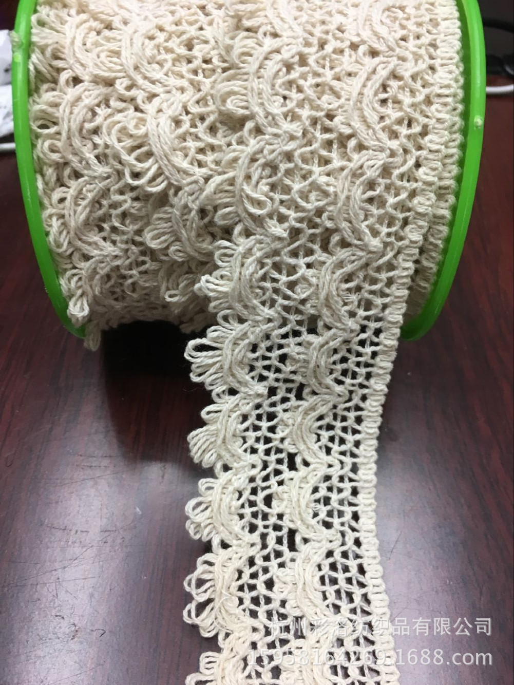 Factory Direct Supply 4.5 Cm Wavy Wide Lace Cotton Lace Clothing Accessories