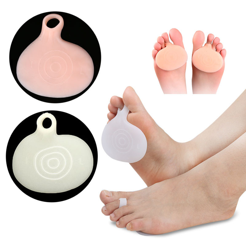 Single hole bushing toe thickening pain prevention palm pad calluses corns pain prevention grinding half pad comfortable silicone palm pad