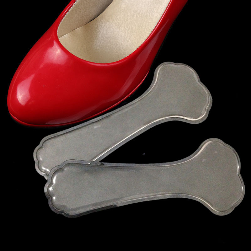 PU transparent seven-point insole for women's high-heeled shoes, anti-pain insole, soft silicone, comfortable cool insole, adjustable size and anti-wear thumbnail