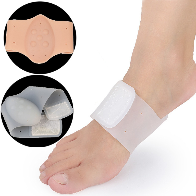Magic buckle bandage, silicone arch pad, flat foot, high arch support, corrective insole, clubfoot, sole pad, insole