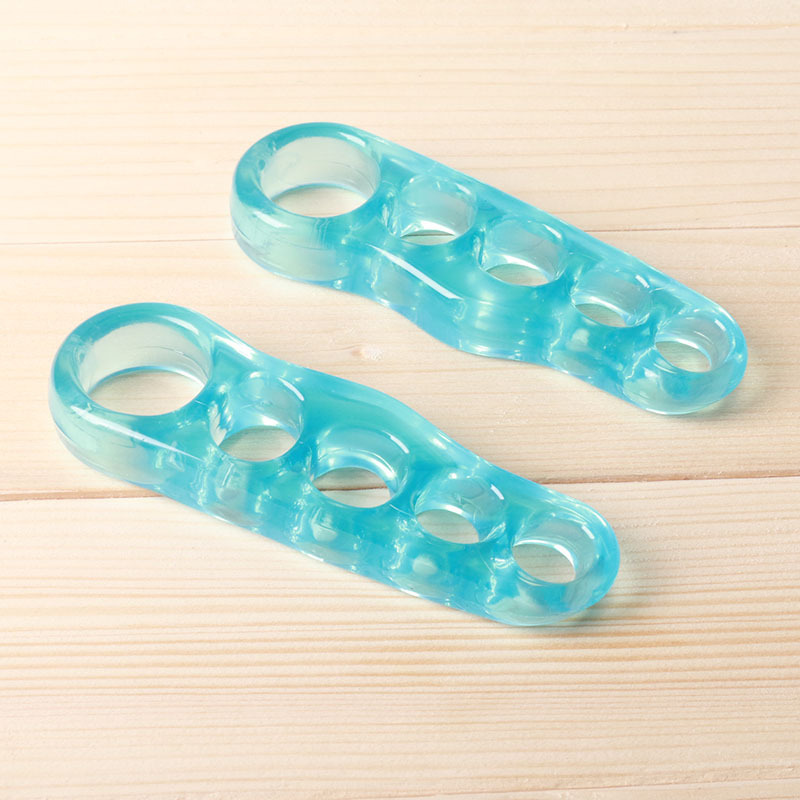 Silicone toe separators, toe overlap separators, bunion bone separators for day and night use to correct hallux valgus Application Scenario