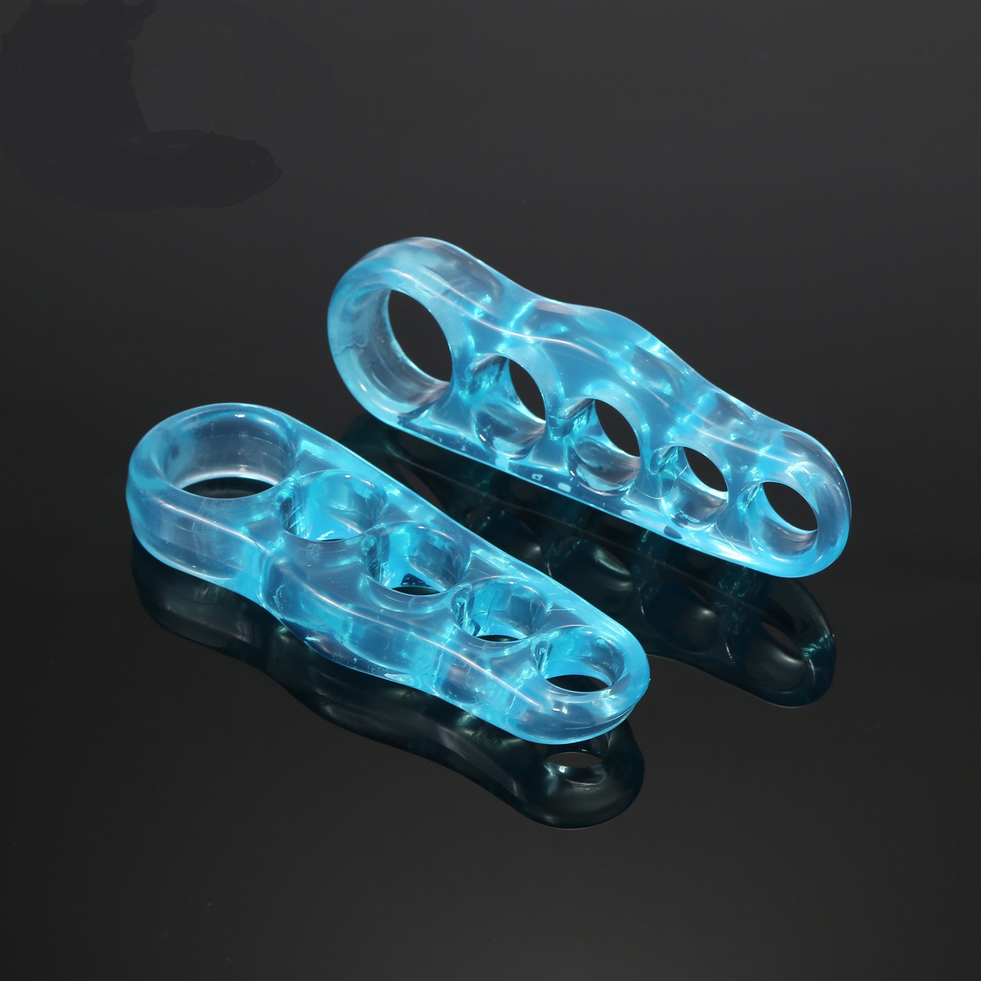 Silicone toe separators, toe overlap separators, bunion bone separators for day and night use to correct hallux valgus details Picture