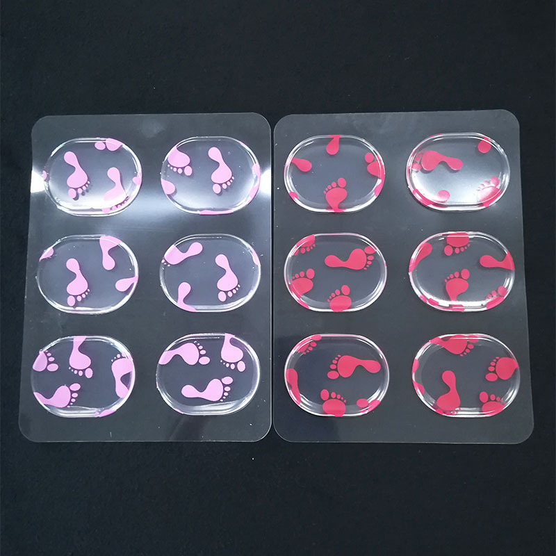 PU high heels, anti-friction feet, free foot tip, laminated sole, sticky, waterproof, blister and pain-proof small round stickers details Picture
