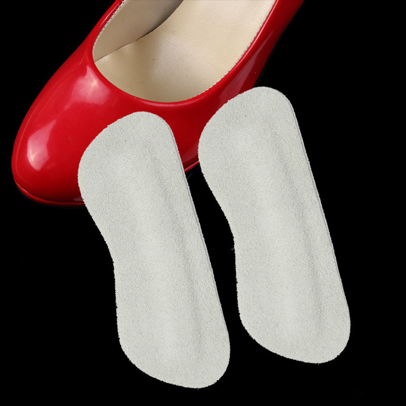 Frosted cowhide pain-proof heel patch with waterproof foam to adjust shoe size. Genuine leather heel patch with Amazon anti-abrasion heel patch